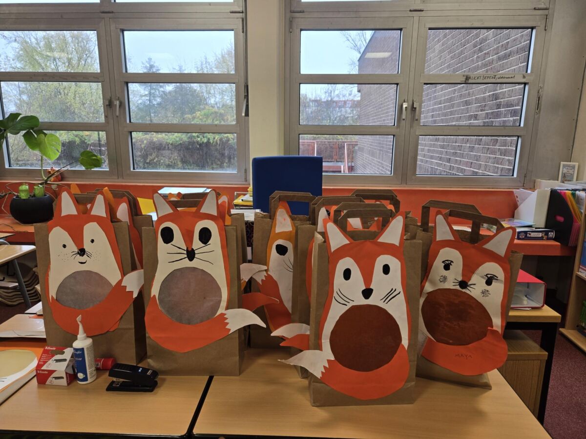 Our lantern festival for the 1st and 2nd classes